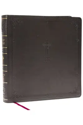 Nabre XL, Ediție catolică, Leathersoft, Negru, Comfort Print: Sfânta Biblie - Nabre XL, Catholic Edition, Leathersoft, Black, Comfort Print: Holy Bible