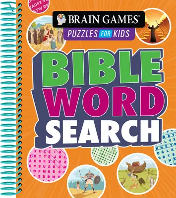 Brain Games Puzzles pentru copii - Căutarea cuvintelor din Biblie (de la 5 la 10 ani) - Brain Games Puzzles for Kids - Bible Word Search (Ages 5 to 10)