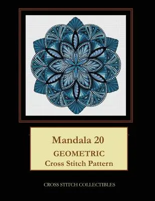 Mandala 20: Model geometric de cruciuliță - Mandala 20: Geometric Cross Stitch Pattern