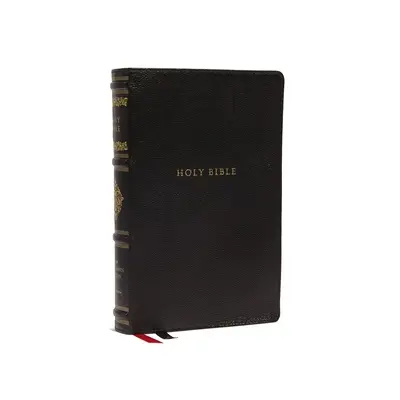 Nkjv, Biblie de referință cu margini largi, Sovereign Collection, piele naturală, negru, litere roșii, Comfort Print: Sfânta Biblie, Noua versiune King James - Nkjv, Wide-Margin Reference Bible, Sovereign Collection, Genuine Leather, Black, Red Letter, Comfort Print: Holy Bible, New King James Version