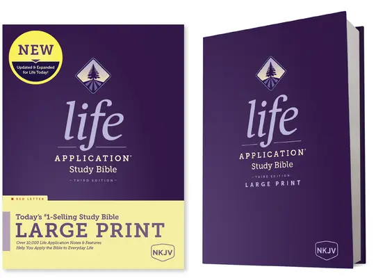 NKJV Life Application Study Bible, Third Edition, Large Print (Literă roșie, copertă tare) - NKJV Life Application Study Bible, Third Edition, Large Print (Red Letter, Hardcover)
