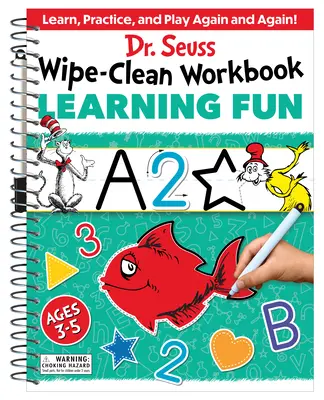 Cartea de lucru Dr. Seuss Wipe-Clean: Învățarea distractivă: Caiet de activități pentru vârstele 3-5 - Dr. Seuss Wipe-Clean Workbook: Learning Fun: Activity Workbook for Ages 3-5