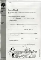 Oxford Reading Tree: Nivelul 9: Caiete de lucru: Workbook 1: Green Island and Storm Castle (pachet de 6) - Oxford Reading Tree: Level 9: Workbooks: Workbook 1: Green Island and Storm Castle ( Pack of 6)