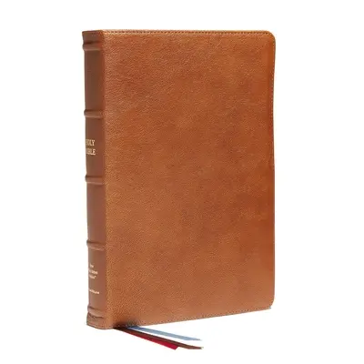Nkjv, Biblia de referință End-Of-Verse, Personal Size Large Print, piele de capră premium, maro, Premier Collection, litere roșii, imprimare confort: Sfânta Bi - Nkjv, End-Of-Verse Reference Bible, Personal Size Large Print, Premium Goatskin Leather, Brown, Premier Collection, Red Letter, Comfort Print: Holy Bi