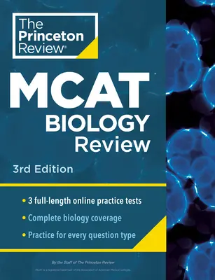 Princeton Review MCAT Biology Review, ediția a 3-a: Pregătire completă a conținutului + teste practice - Princeton Review MCAT Biology Review, 3rd Edition: Complete Content Prep + Practice Tests
