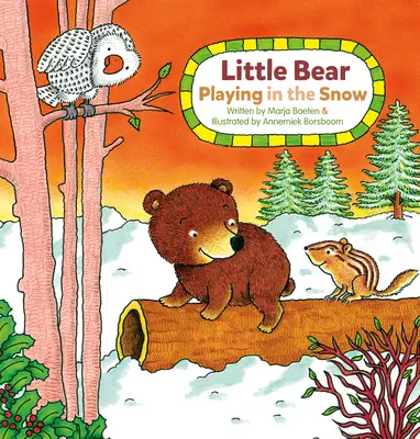 Micul urs. Jucându-se în zăpadă - Little Bear. Playing in the Snow