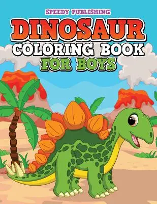 Carte de colorat cu dinozauri pentru băieți - Dinosaur Coloring Book For Boys