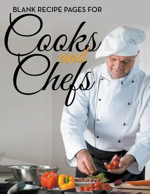 Pagini cu rețete în alb pentru bucătari și chefi - Blank Recipe Pages For Cooks and Chefs