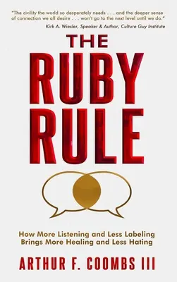 The Ruby Rule: Cum mai multă ascultare și mai puțină etichetare aduc mai multă vindecare și mai puțină ură - The Ruby Rule: How More Listening and Less Labeling Brings More Healing and Less Hating