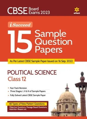 CBSE Board Exam 2023 I-Succeed 15 Exemple de lucrări ȘTIINȚĂ POLITICĂ Clasa a 12-a - CBSE Board Exam 2023 I-Succeed 15 Sample Papers POLITICAL SCIENCE Class 12th