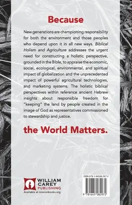 Holismul biblic și agricultura (ediție revizuită): Cultivarea rădăcinilor noastre - Biblical Holism and Agriculture (Revised Edition): Cultivating Our Roots