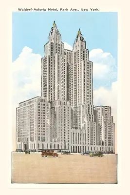 Jurnalul Vintage Waldorf-Astoria Hotel, New York City - Vintage Journal Waldorf-Astoria Hotel, New York City