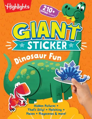 Dinozauri cu autocolante uriașe - Giant Sticker Dinosaur Fun