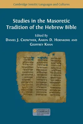 Studii în tradiția masoretică a Bibliei ebraice - Studies in the Masoretic Tradition of the Hebrew Bible