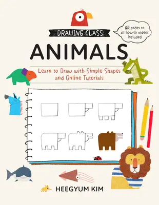 Curs de desen: Animale: Învață să desenezi cu forme simple și tutoriale online - Drawing Class: Animals: Learn to Draw with Simple Shapes and Online Tutorials