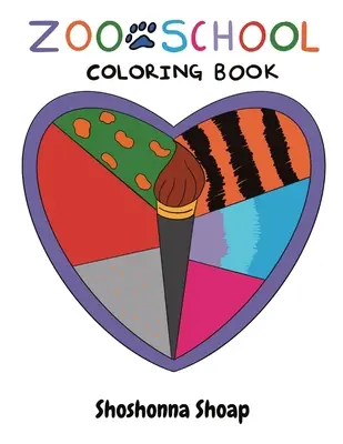 Cartea de colorat Zoo School - Zoo School Coloring Book