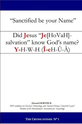 Știa Isus Je[hovah]-salvarea numele lui Dumnezeu? - Did Jesus Je[hovah]-salvation know God's name?