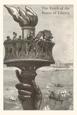Jurnal de epocă Torța Statuii Libertății - Vintage Journal The Torch of the Statue of Liberty