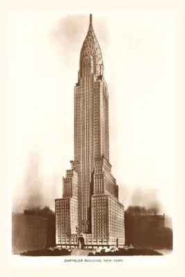 Jurnal de epocă Chrysler Building, New York City - Vintage Journal Chrysler Building, New York City