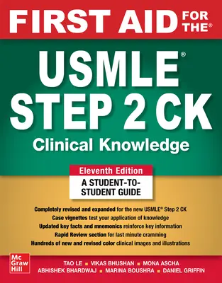 Primul ajutor pentru USMLE Step 2 Ck, ediția a unsprezecea - First Aid for the USMLE Step 2 Ck, Eleventh Edition