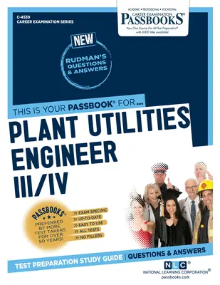 Plant Utilities Engineer III/IV (C-4539): Ghid de studiu Passbooks - Plant Utilities Engineer III/IV (C-4539): Passbooks Study Guide