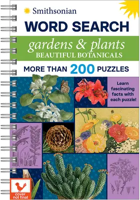 Smithsonian Word Search Beautiful Botanicals Grădini și plante - Smithsonian Word Search Beautiful Botanicals Gardens and Plants