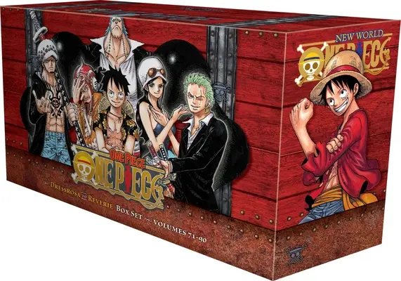 One Piece Box Set 4: De la Dressrosa la Reverie: Volumele 71-90 cu Premium - One Piece Box Set 4: Dressrosa to Reverie: Volumes 71-90 with Premium