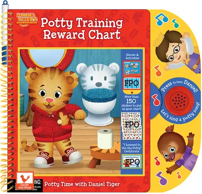 Daniel Tiger Potty Training Grafic de recompense - Daniel Tiger Potty Training Reward Chart