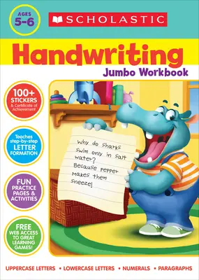 Scholastic Handwriting Jumbo Carte de lucru - Scholastic Handwriting Jumbo Workbook