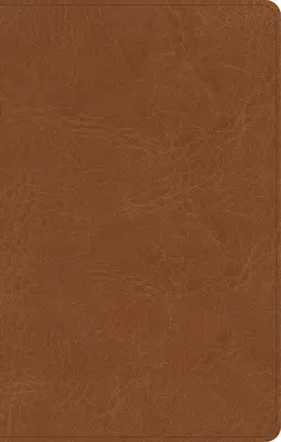 Biblie CSB cu o singură coloană, format personal, piele naturală de șa - CSB Single-Column Personal Size Bible, Saddle Genuine Leather