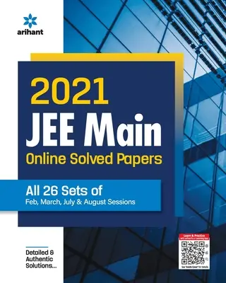 2021 JEE Main Online Solved Papers Toate seturile 26 de sesiuni din februarie, martie, iulie și august - 2021 JEE Main Online Solved Papers All 26 Sets Of Feb, March, July & Aug Sessions