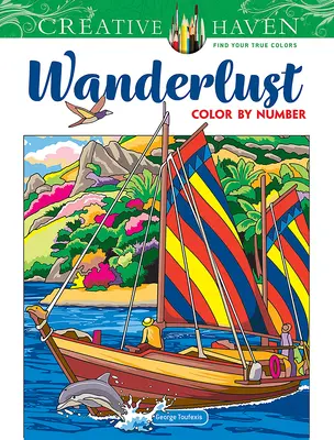 Creative Haven Wanderlust de colorat după număr - Creative Haven Wanderlust Color by Number