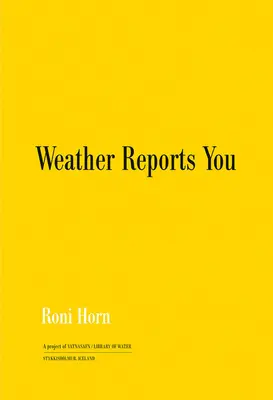 Roni Horn: Vremea vă raportează - Roni Horn: Weather Reports You