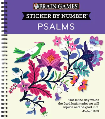 Brain Games - Sticker by Number: Psalmi - Brain Games - Sticker by Number: Psalms