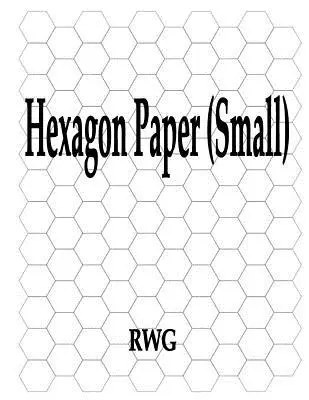 Hârtie hexagonală (mică): 50 pagini 8.5 X 11 - Hexagon Paper (Small): 50 Pages 8.5 X 11