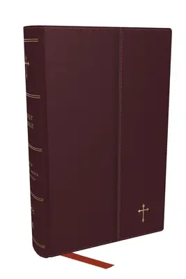 NKJV Compact Paragraph-Style Bible W/ 43,000 Cross References, Burgundy Leatherflex W/ Magnetic Flap, Red Letter, Comfort Print: Sfânta Biblie, New King - NKJV Compact Paragraph-Style Bible W/ 43,000 Cross References, Burgundy Leatherflex W/ Magnetic Flap, Red Letter, Comfort Print: Holy Bible, New King