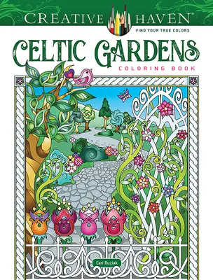 Carte de colorat Creative Haven Celtic Gardens - Creative Haven Celtic Gardens Coloring Book