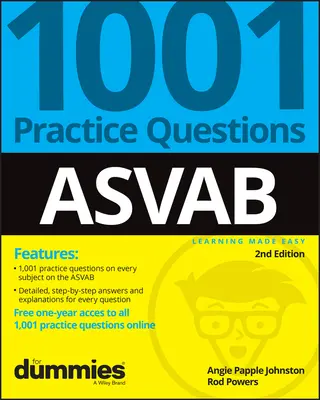 Asvab: 1001 Întrebări practice pentru manechine (+ Practică online) - Asvab: 1001 Practice Questions for Dummies (+ Online Practice)