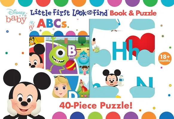 Disney Baby: Cartea și puzzle-ul Little First Look and Find - Disney Baby: Little First Look and Find Book & Puzzle