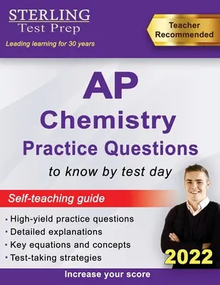 Sterling Test Prep Întrebări practice de chimie AP: Întrebări de chimie AP cu randament ridicat și revizuire - Sterling Test Prep AP Chemistry Practice Questions: High Yield AP Chemistry Questions & Review