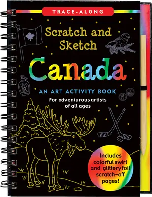 Scratch & Sketch Canada: O carte de activități artistice pentru artiștii aventuroși - Scratch & Sketch Canada: An Art Activity Book for Adventurous Artists