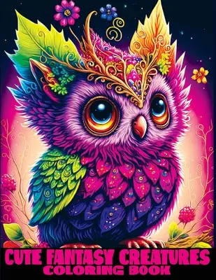 Cute Fantasy Creatures Coloring Book: Animale adorabile de colorat cu creaturi magice și lumi imaginare - Cute Fantasy Creatures Coloring Book: Adorable Animals to Color with Magical Creatures and Imaginary Worlds