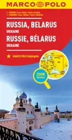 Rusia și Belarus Harta Marco Polo - Arată și Ucraina - Russia and Belarus Marco Polo Map - Also shows Ukraine