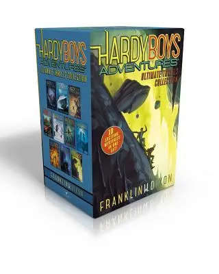 Hardy Boys Adventures Ultimate Thrills Collection (Boxed Set): Secretul săgeții roșii; Misterul jafului fantomă; Jocul dispariției; Into Thin Ai - Hardy Boys Adventures Ultimate Thrills Collection (Boxed Set): Secret of the Red Arrow; Mystery of the Phantom Heist; The Vanishing Game; Into Thin Ai
