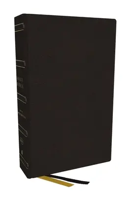 Kjv, Center-Column Reference Bible with Apocrypha Genuine Leather, Black, 73,000 Cross-References, Red Letter, Comfort Print: Versiunea King James - Kjv, Center-Column Reference Bible with Apocrypha Genuine Leather, Black, 73,000 Cross-References, Red Letter, Comfort Print: King James Version