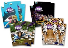 Project X CODE Extra: Green Book Band, Oxford Level 5: Jungle Trail și Shark Dive, pachet de 12 clase - Project X CODE Extra: Green Book Band, Oxford Level 5: Jungle Trail and Shark Dive, Class pack of 12