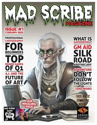 Numărul 1 al revistei Mad Scribe - Mad Scribe magazine issue #1