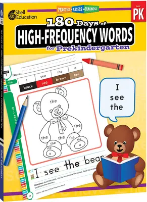 180 Days of High-Frequency Words for Prekindergarten: Practică, evaluare, diagnosticare - 180 Days of High-Frequency Words for Prekindergarten: Practice, Assess, Diagnose
