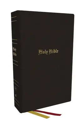 Biblia KJV, Biblie de referință, negru, piele naturală, 43.000 referințe încrucișate, litere roșii, imprimare confortabilă: Versiunea King James - KJV Holy Bible, Super Giant Print Reference Bible, Black, Genuine Leather, 43,000 Cross References, Red Letter, Comfort Print: King James Version