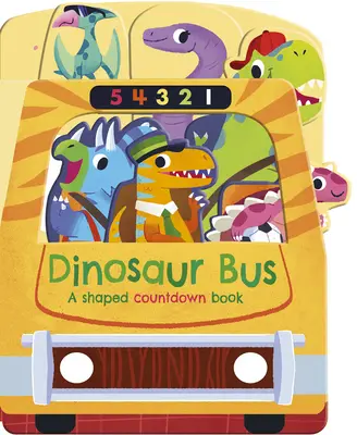 Dinosaur Bus: O carte cu numărătoare inversă în formă - Dinosaur Bus: A Shaped Countdown Book
